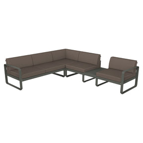 BELLEVIE MODULAR SOFA COMPOSITION 3B-TAUPE GREY CUSHION