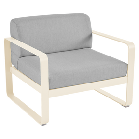 BELLEVIE ARMCHAIR-FLANNEL GREY CUSHION