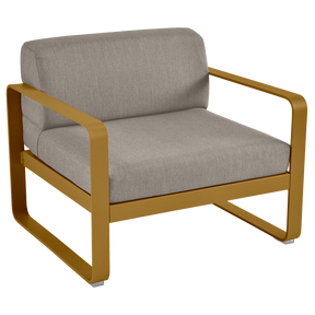 BELLEVIE ARMCHAIR-GREY TAUPE CUSHION