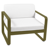 BELLEVIE ARMCHAIR-OFF WHITE CUSHION