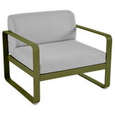 BELLEVIE ARMCHAIR-FLANNEL GREY CUSHION