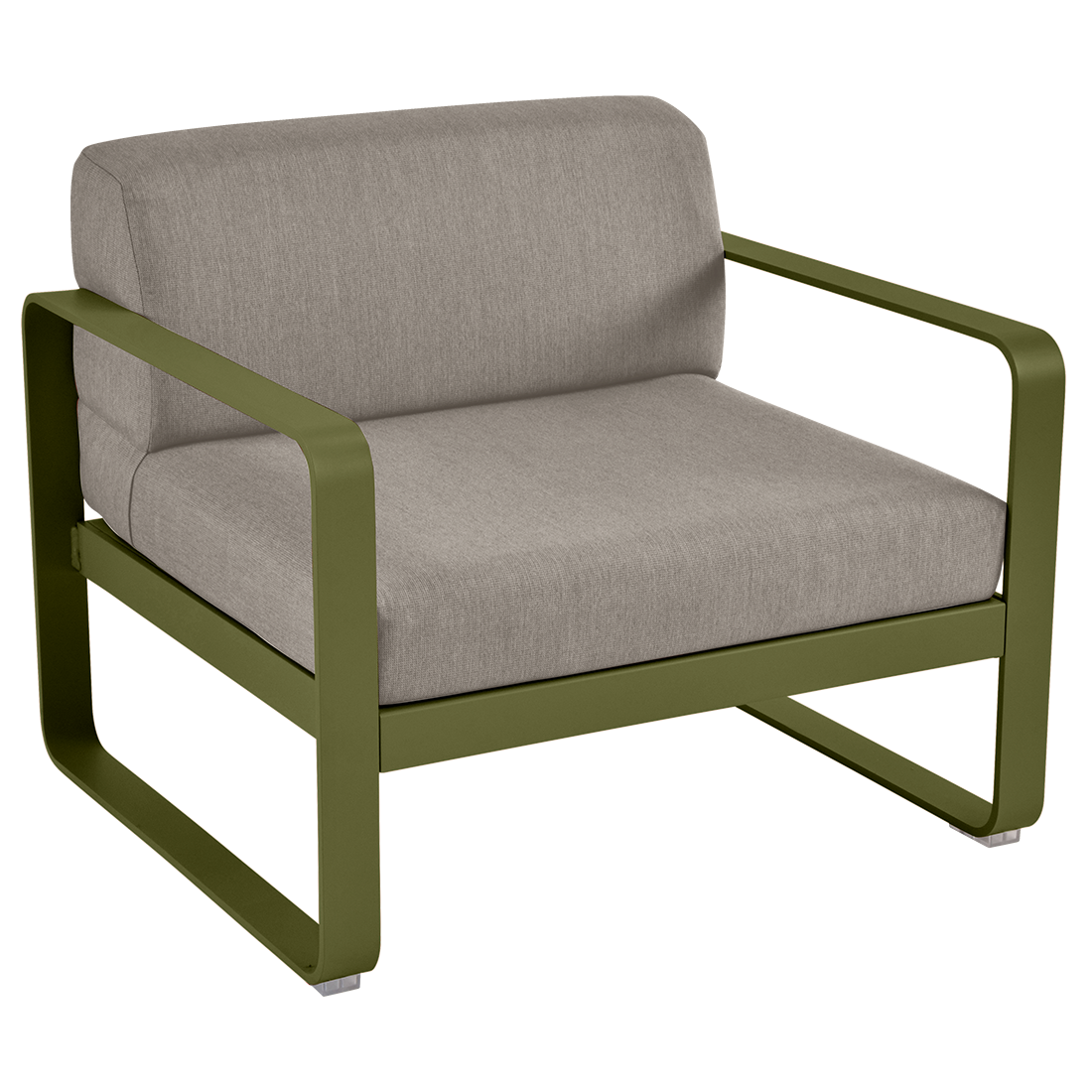 BELLEVIE ARMCHAIR-GREY TAUPE CUSHION