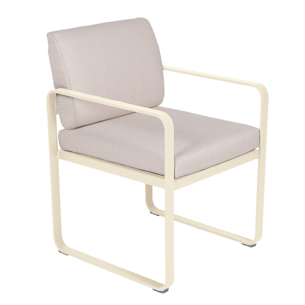 BELLEVIE DINING ARMCHAIR-PEARL CUSHION