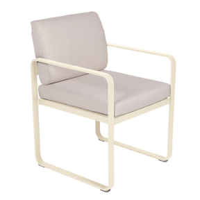 BELLEVIE DINING ARMCHAIR-PEARL CUSHION