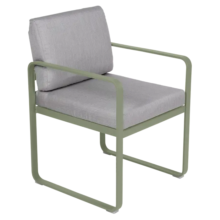 BELLEVIE DINING ARMCHAIR-FLANNEL GREY