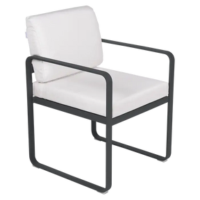 BELLEVIE DINING ARMCHAIR-OFF WHITE