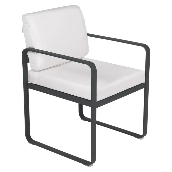 BELLEVIE DINING ARMCHAIR-OFF WHITE