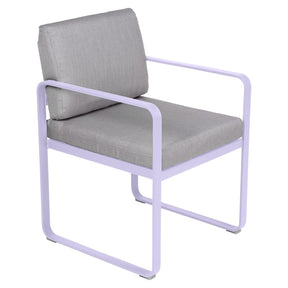 BELLEVIE DINING ARMCHAIR -FLANNEL GREY CUSHION