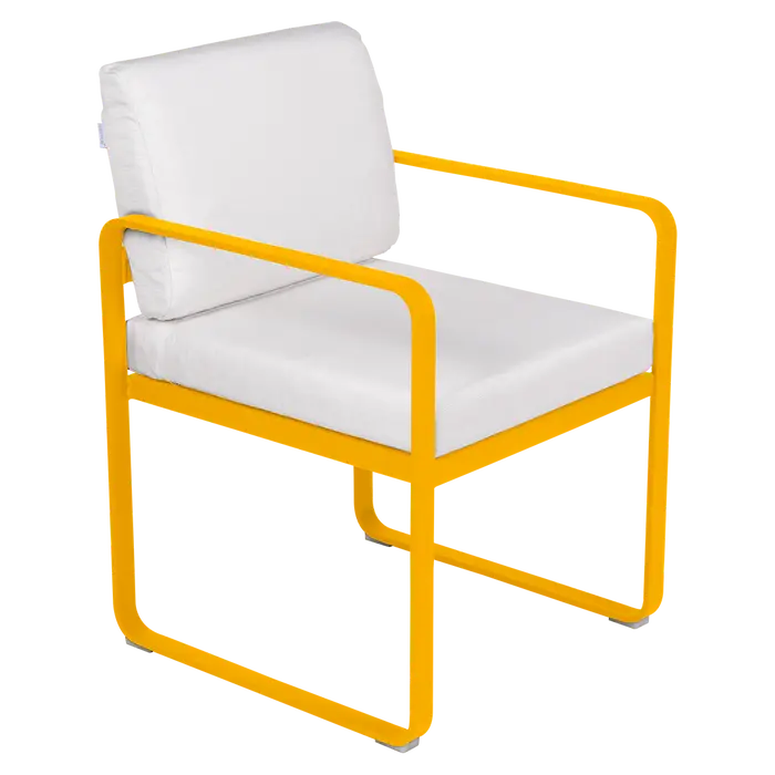 BELLEVIE DINING ARMCHAIR-OFF WHITE