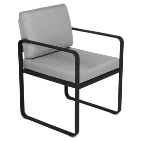 BELLEVIE DINING ARMCHAIR-FLANNEL GREY