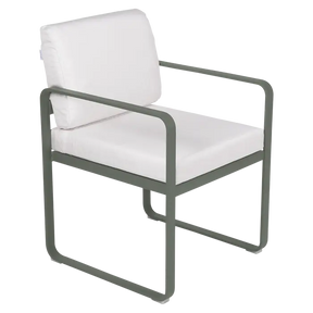 BELLEVIE DINING ARMCHAIR-OFF WHITE