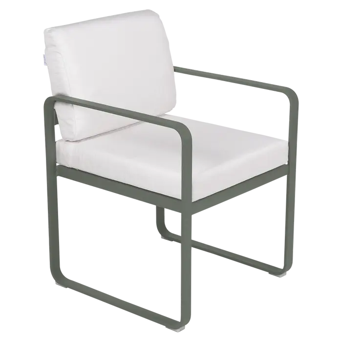 BELLEVIE DINING ARMCHAIR-OFF WHITE