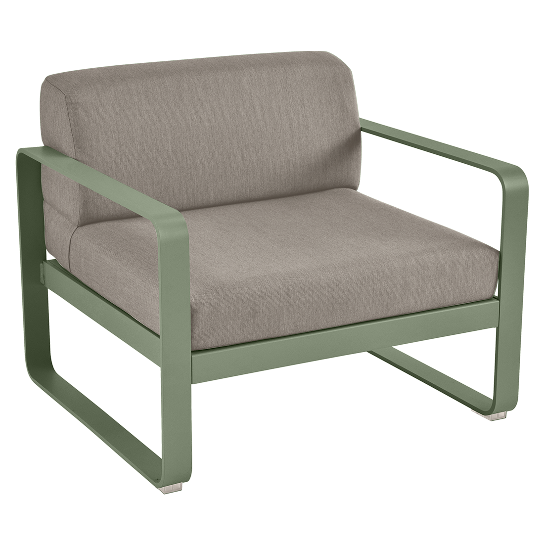 BELLEVIE ARMCHAIR-GREY TAUPE CUSHION