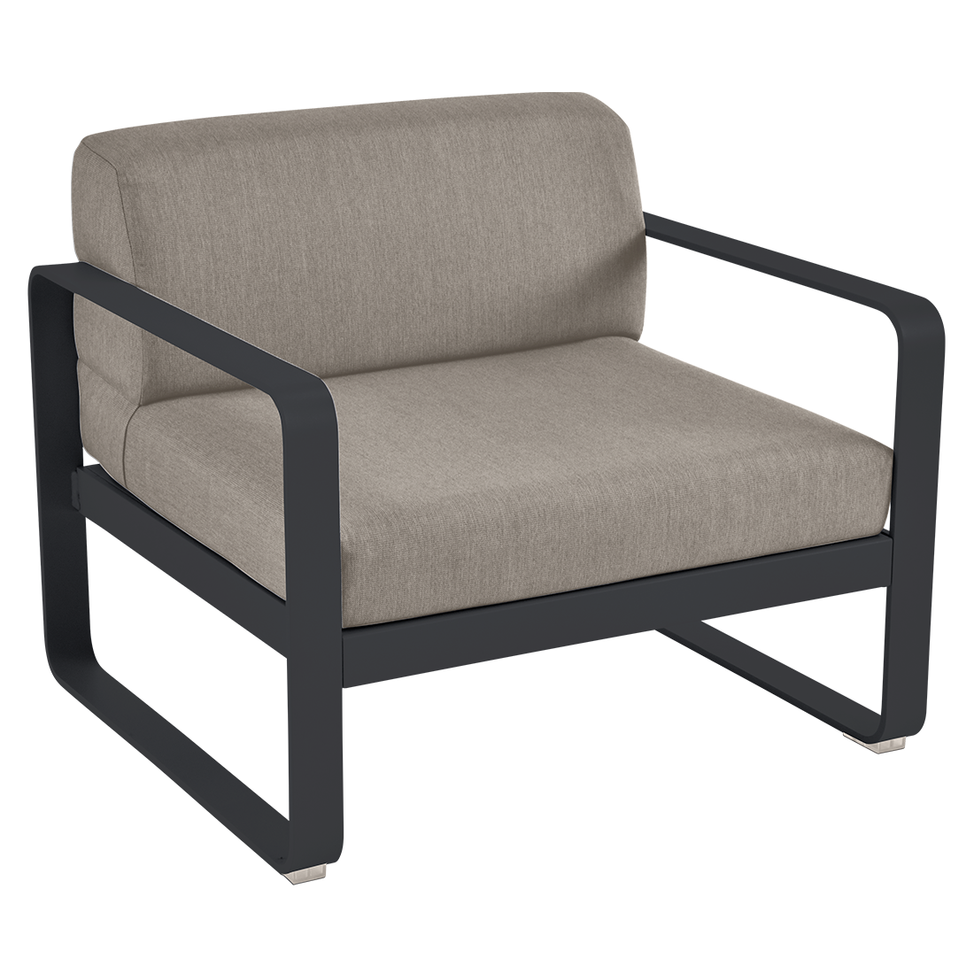 BELLEVIE ARMCHAIR-GREY TAUPE CUSHION