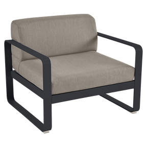 BELLEVIE ARMCHAIR-GREY TAUPE CUSHION