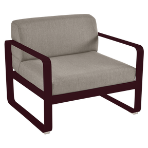 BELLEVIE ARMCHAIR-GREY TAUPE CUSHION