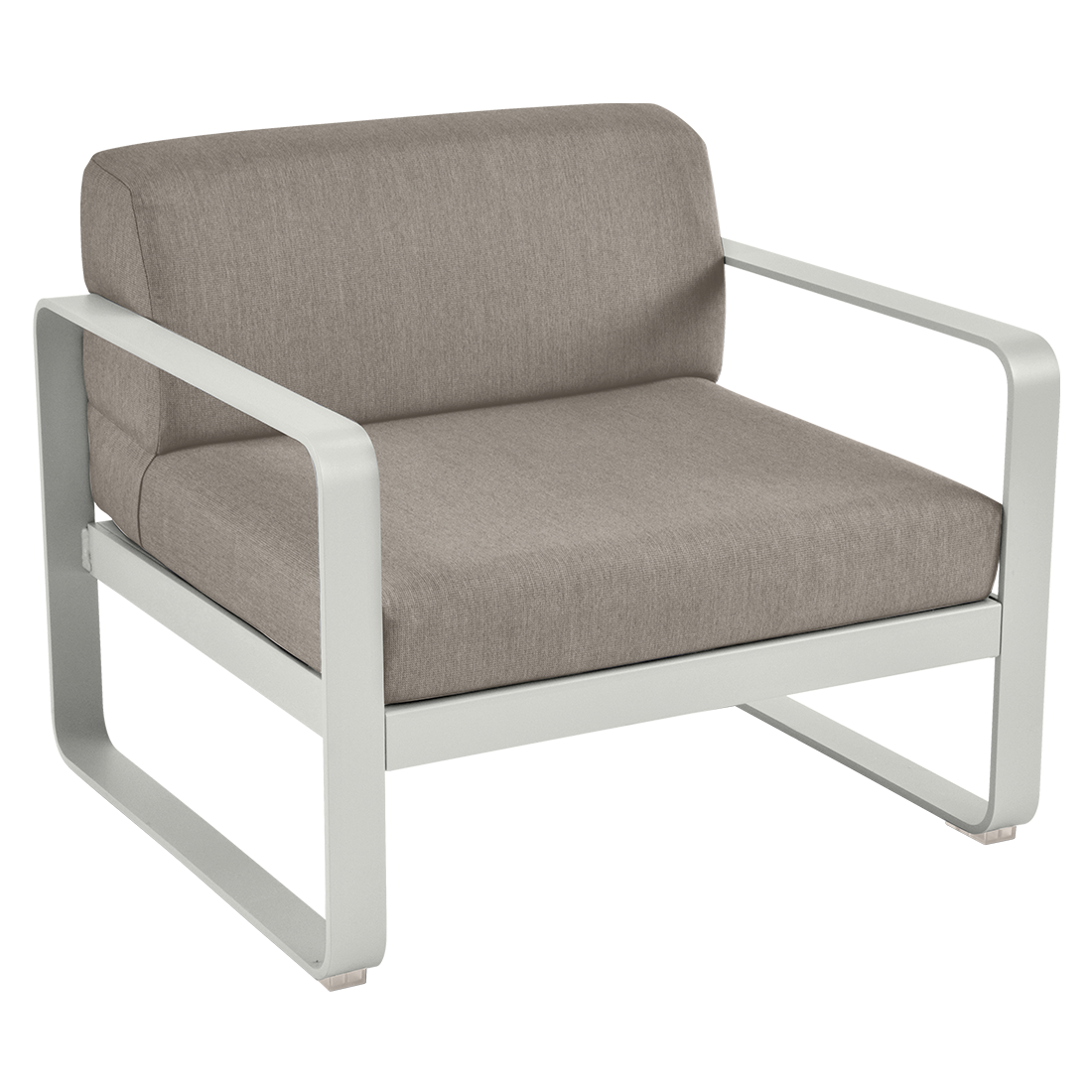 BELLEVIE ARMCHAIR-GREY TAUPE CUSHION