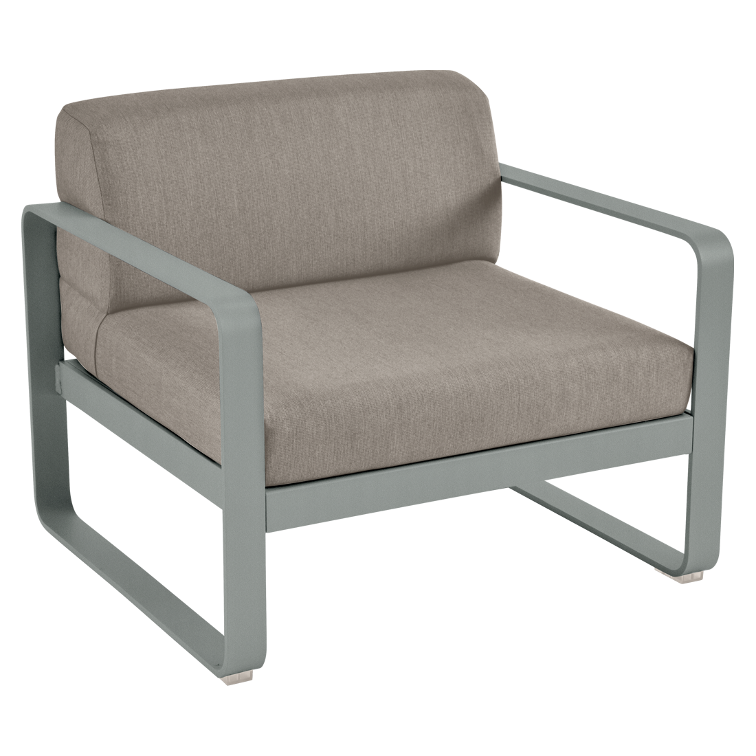 BELLEVIE ARMCHAIR-GREY TAUPE CUSHION