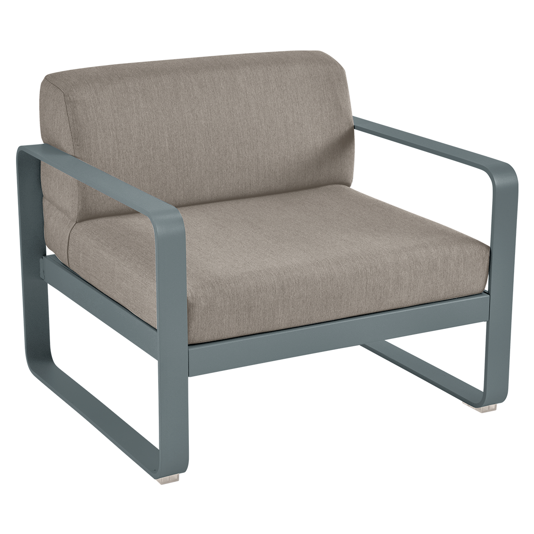 BELLEVIE ARMCHAIR-GREY TAUPE CUSHION