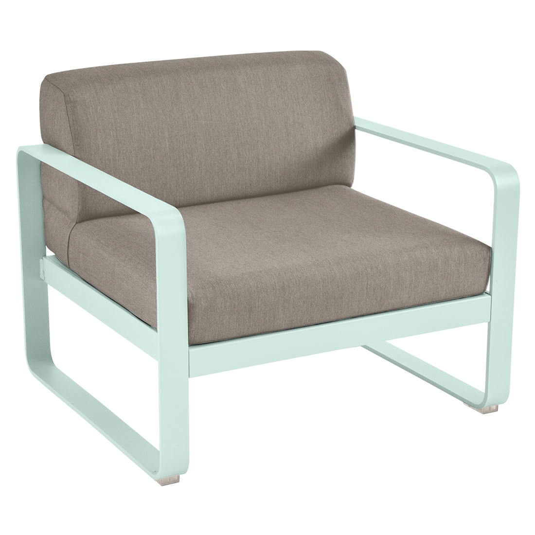 BELLEVIE ARMCHAIR-GREY TAUPE CUSHION