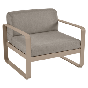 BELLEVIE ARMCHAIR-GREY TAUPE CUSHION