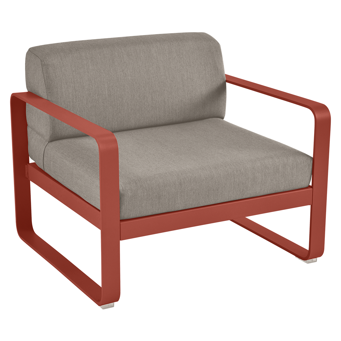 BELLEVIE ARMCHAIR-GREY TAUPE CUSHION