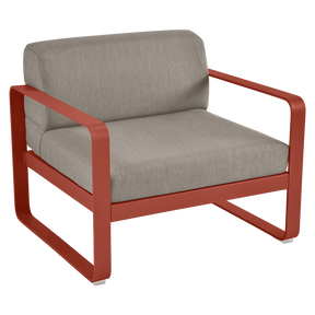 BELLEVIE ARMCHAIR-GREY TAUPE CUSHION