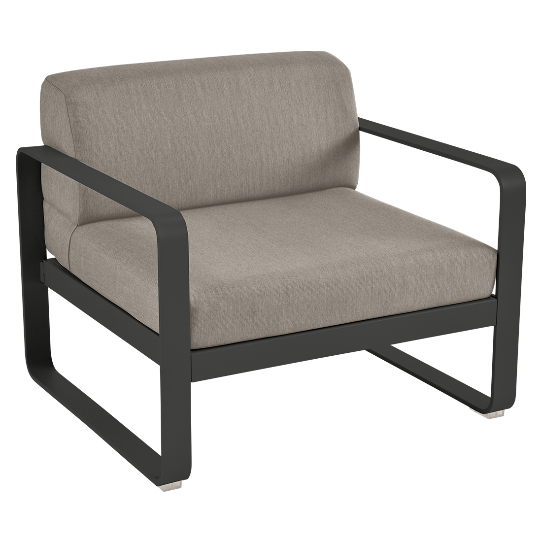 BELLEVIE ARMCHAIR-GREY TAUPE CUSHION