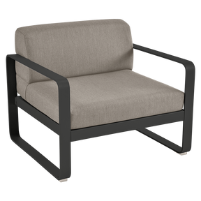 BELLEVIE ARMCHAIR-GREY TAUPE CUSHION