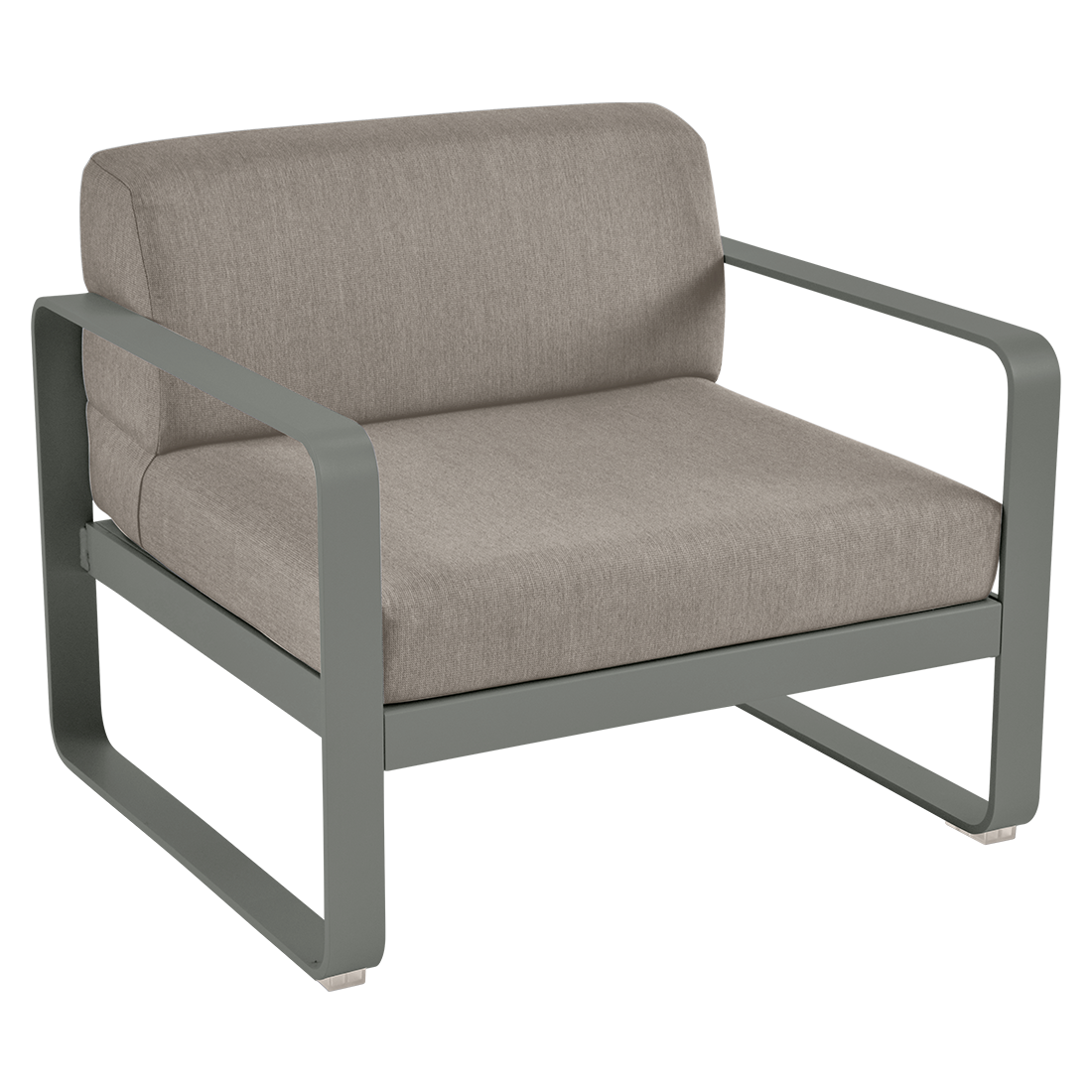 BELLEVIE ARMCHAIR-GREY TAUPE CUSHION