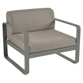 BELLEVIE ARMCHAIR-GREY TAUPE CUSHION