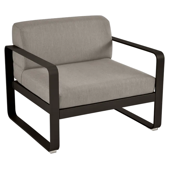 BELLEVIE ARMCHAIR-GREY TAUPE CUSHION