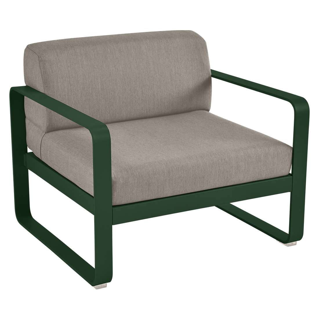 BELLEVIE ARMCHAIR-GREY TAUPE CUSHION