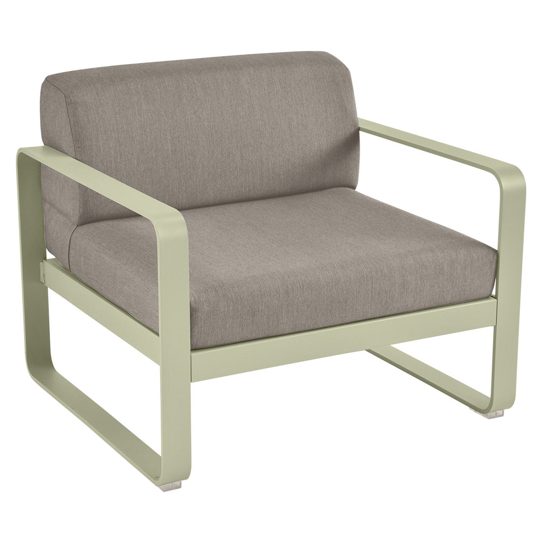 BELLEVIE ARMCHAIR-GREY TAUPE CUSHION