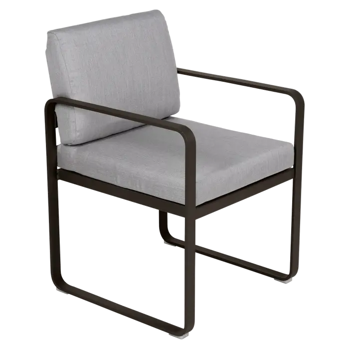 BELLEVIE DINING ARMCHAIR-FLANNEL GREY