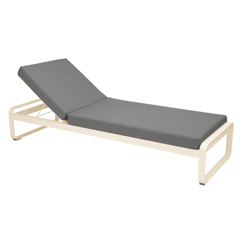 BELLEVIE SUNLOUNGER-FLANNEL GREY CUSHION