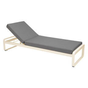 BELLEVIE SUNLOUNGER-FLANNEL GREY CUSHION