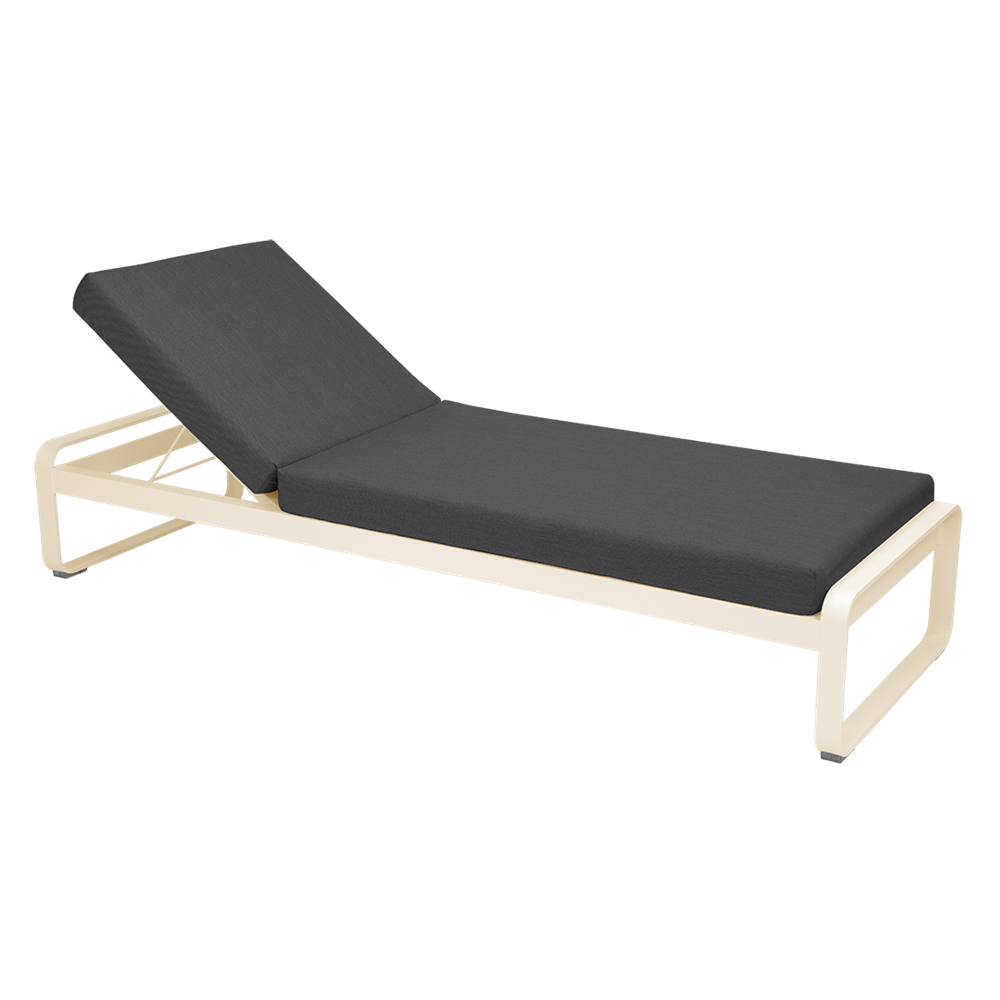 BELLEVIE SUNLOUNGER-GRAPHITE GREY CUSHION