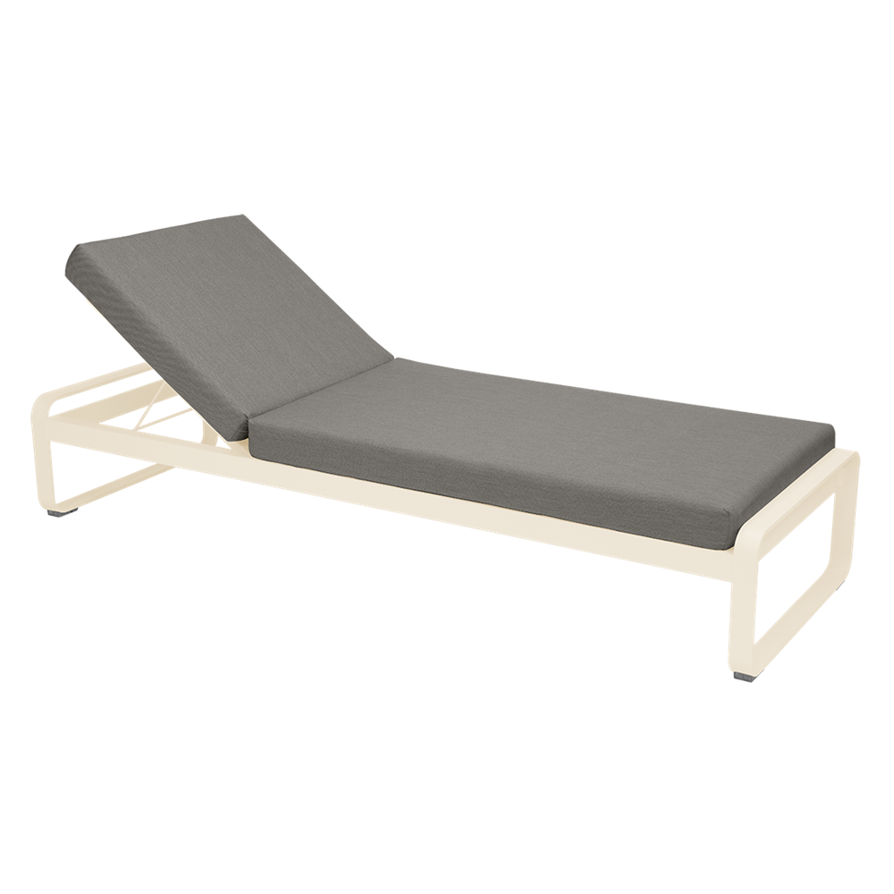 BELLEVIE SUNLOUNGER-GREY TAUPE CUSHION