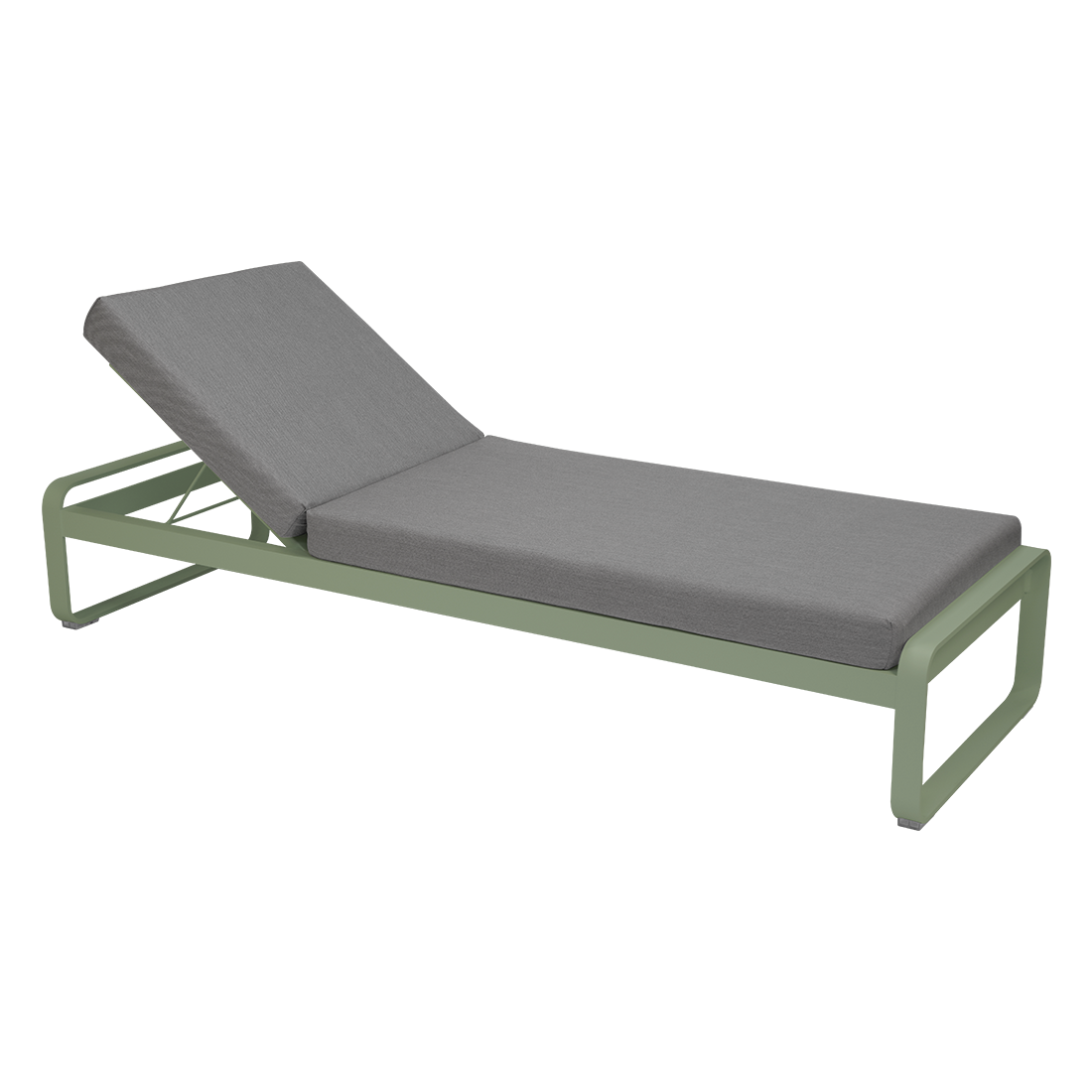 BELLEVIE SUNLOUNGER-FLANNEL GREY CUSHION