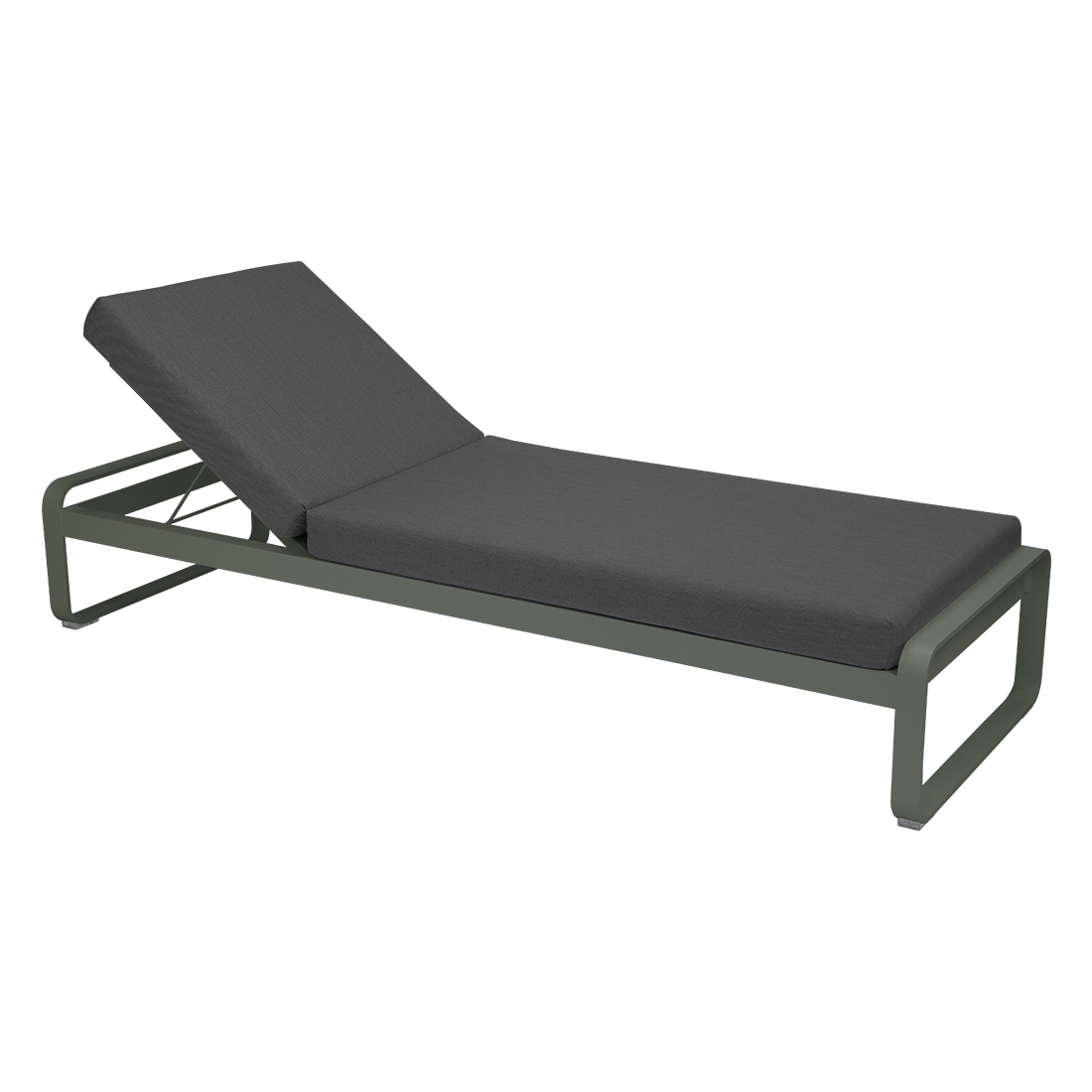 BELLEVIE SUNLOUNGER-GRAPHITE GREY CUSHION