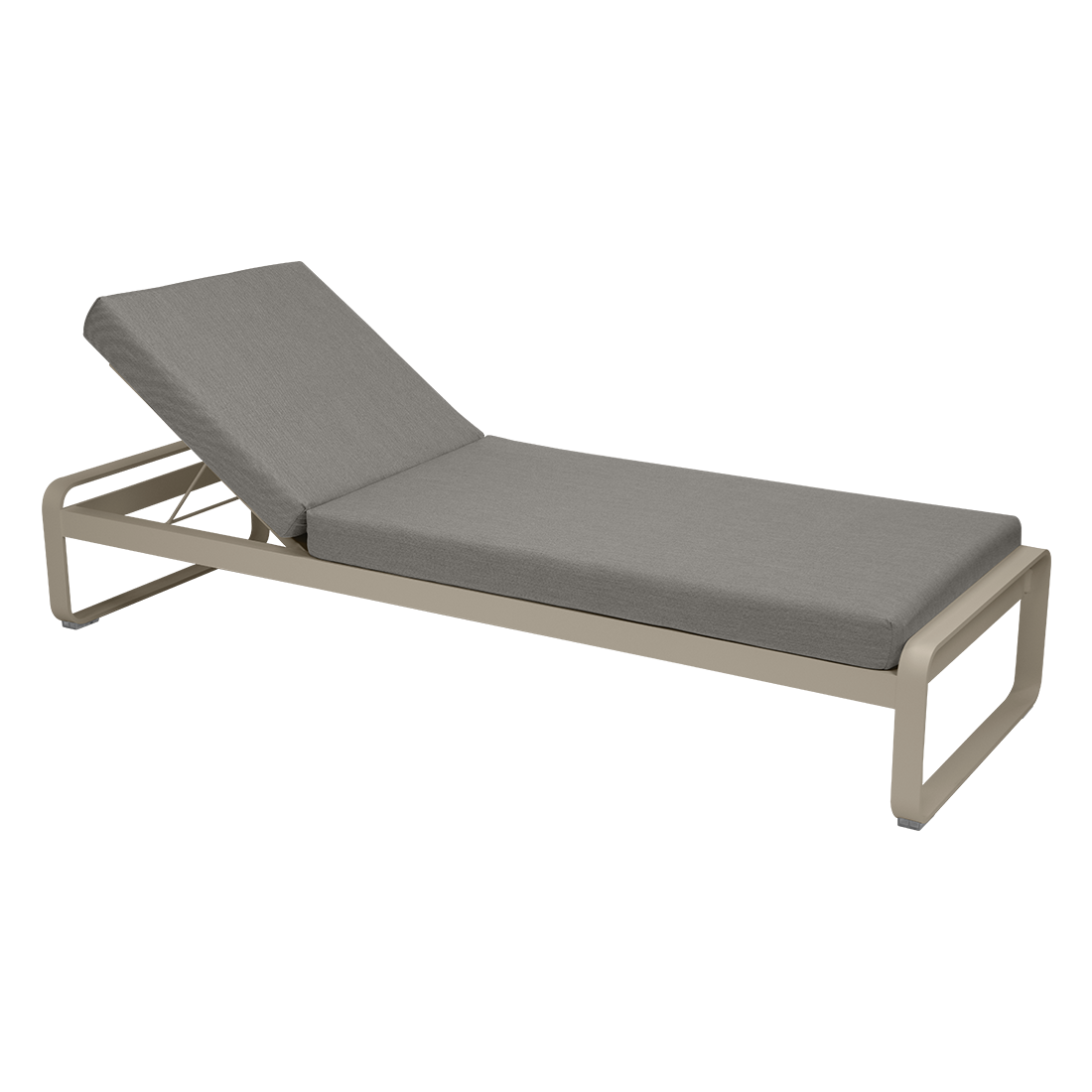 BELLEVIE SUNLOUNGER-GREY TAUPE CUSHION