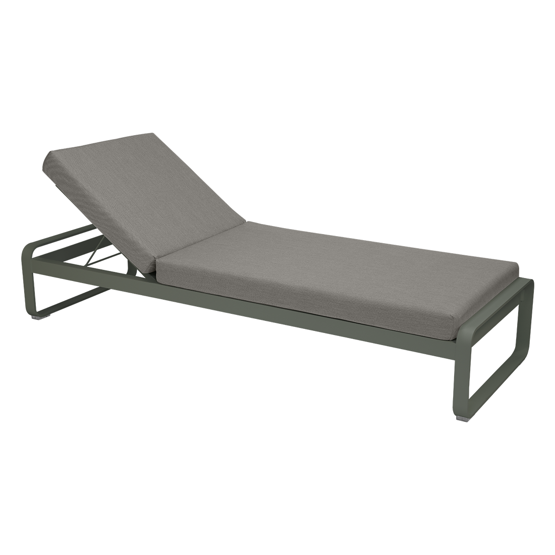 BELLEVIE SUNLOUNGER-GREY TAUPE CUSHION