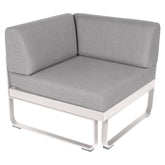BELLEVIE 1-SEATER CORNER MODULE-FLANNEL GREY CUSHION