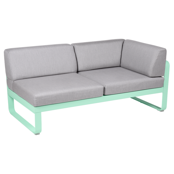 BELLEVIE 2-SEATER RIGHT CORNER MODULE-FLANNEL GREY CUSHION