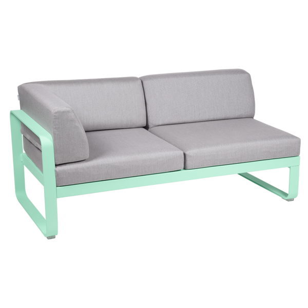 BELLEVIE 2-SEATER LEFT CORNER MODULE-FLANNEL GREY CUSHION