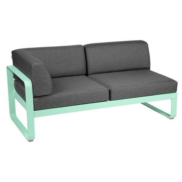 BELLEVIE 2-SEATER LEFT CORNER MODULE-GRAPHITE GREY CUSHION