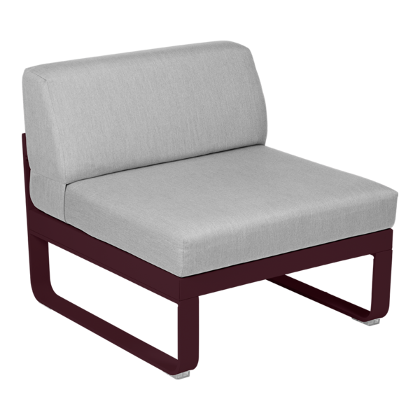 BELLEVIE 1-SEATER CENTRAL MODULE-FLANNEL GREY CUSHION