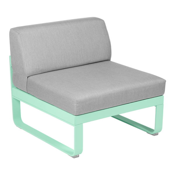 BELLEVIE 1-SEATER CENTRAL MODULE-FLANNEL GREY CUSHION