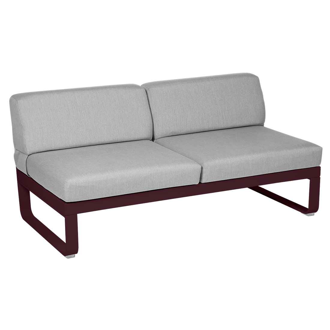 BELLEVIE 2-SEATER CENTRAL MODULE-FLANNEL GREY CUSHION